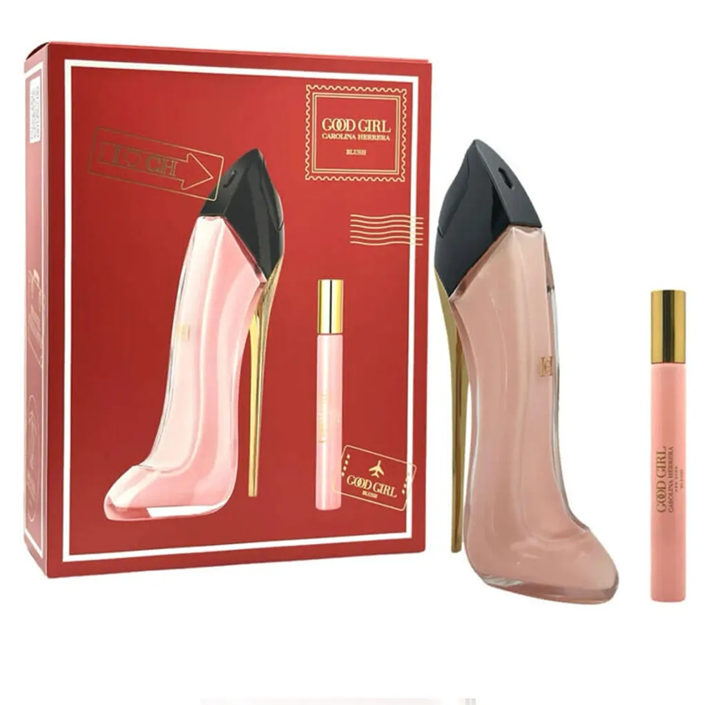 Coffret de parfum femme Good Girl Blush avec vaporisateur de voyage