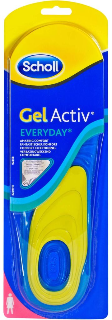 Scholl 26164 2 Scholl Damen Einlegesohlen Gel Activ Immagine del prodotto 