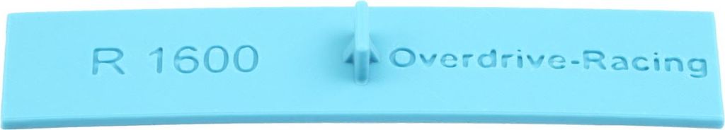 Spur 0 - Flexgleis Radien Schablone Radius 1600mm Gleisschablonen - Spurweite 32mm - 1:45