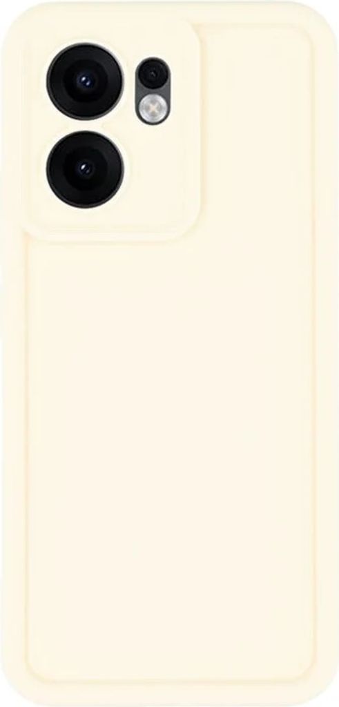 Hülle für Oppo Reno13 F 4G/5G / Reno13 FS 5G - Phonesta Grooved Silikon Back Cover - Beige