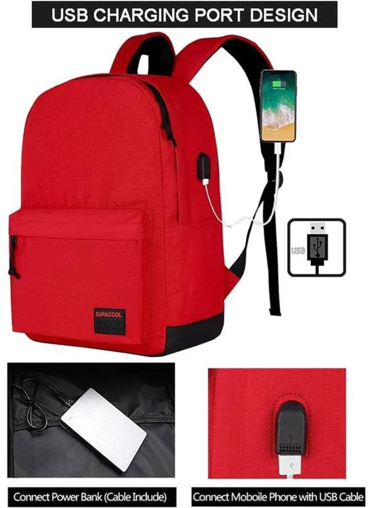 Sac à dos PC 15,6 pouces ultra léger avec rembourrage haute protection