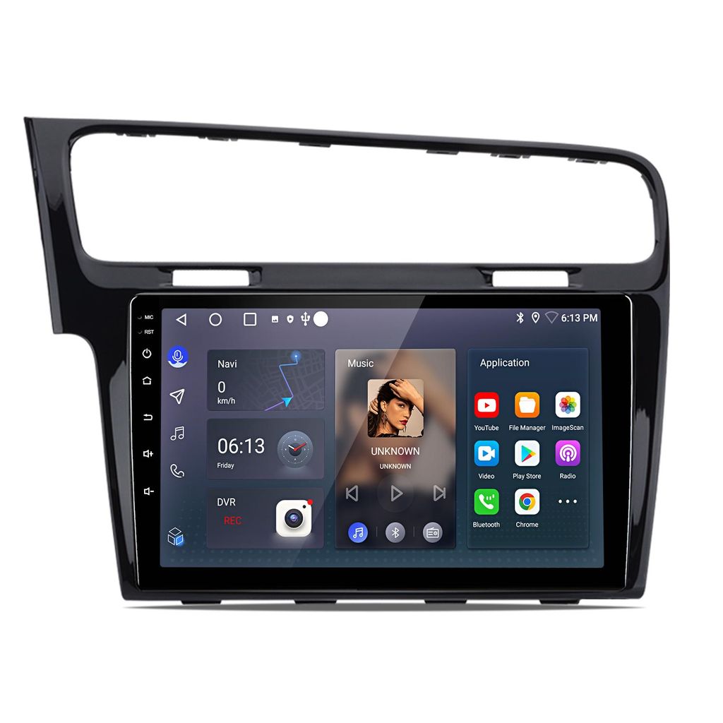 Hexinex Android 15 Auto Radio für Golf 7 (2013-2017) 10 Zoll, 4GB+64GB, 8-Core, WIFI, BT 5.0, GPS, Wireless Android Auto