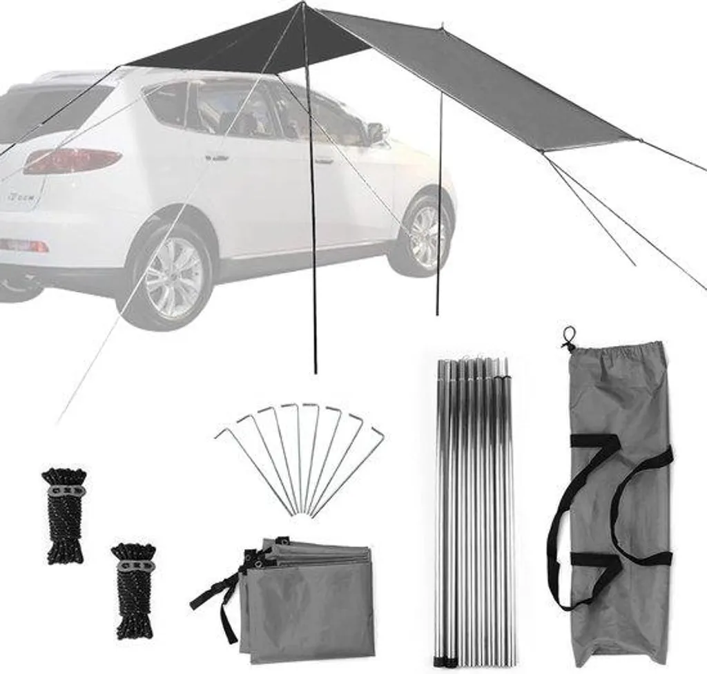 Tente pare-soleil voiture étanche en tissu Oxford pour aventures outdoor