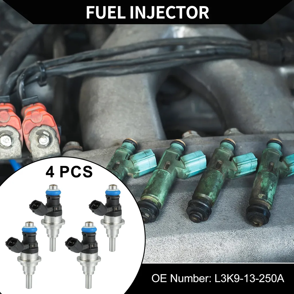Injecteur de Carburant L3K9-13-250A pour Mazda 3 et CX-7 2.3L - Lot de 4
