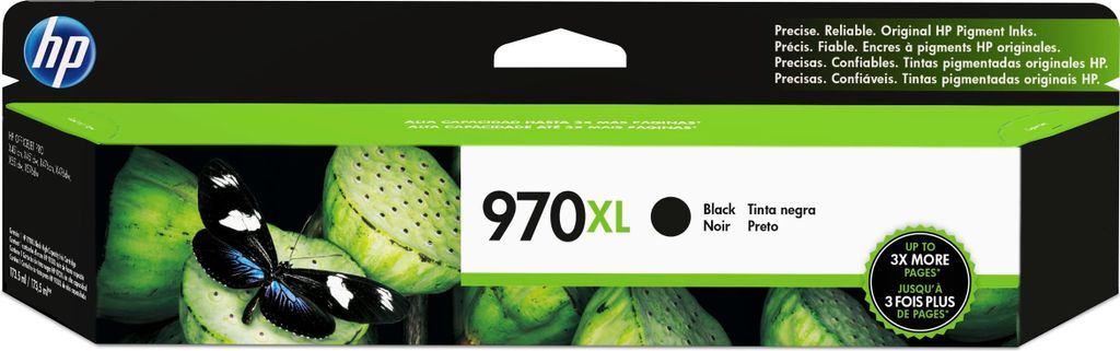 HP 970XL High Yield Black Original Ink Cartridge cartouche Image du produit 