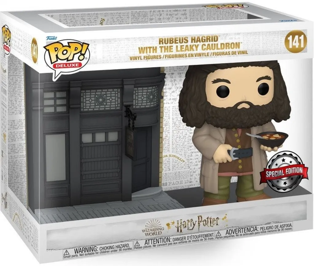 Grande Figurine de Collection Hagrid et le Chaudron Baveur Funko Pop!
