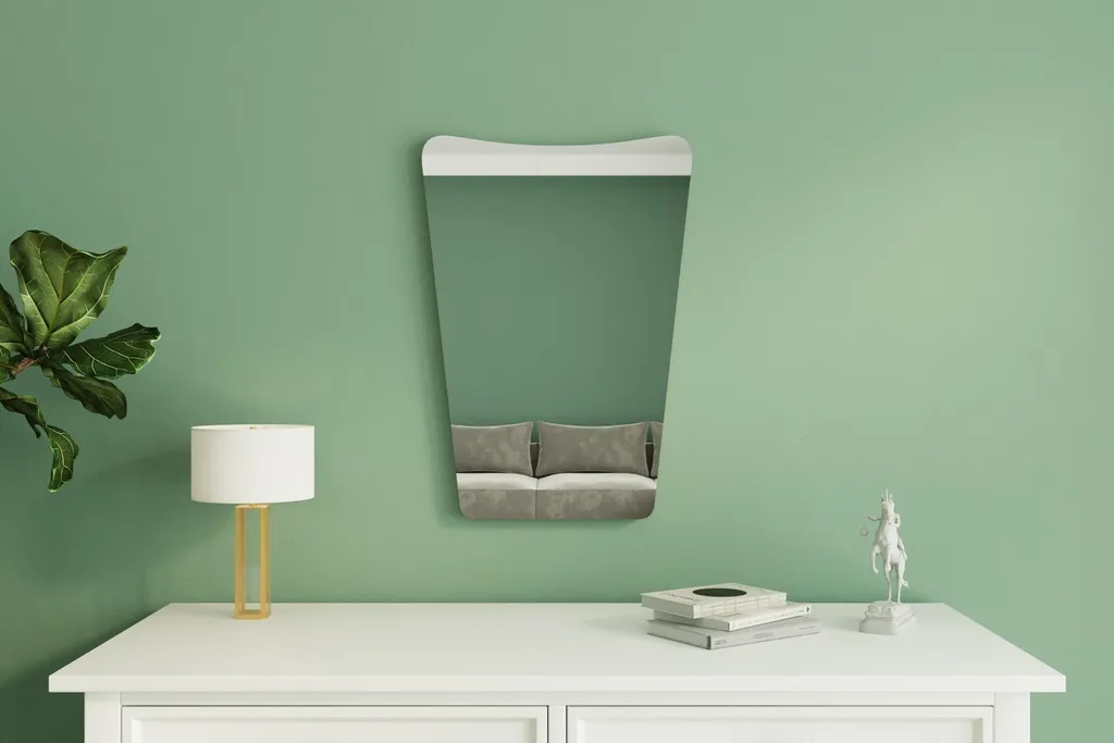 Skye Decor Veliza Miroir Mural Sand en MDF de Qualité - 50 x 70 cm