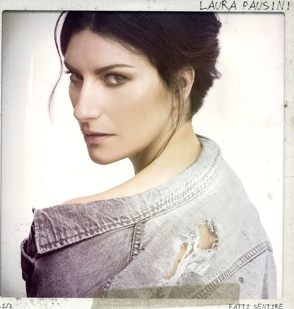 Disque vinyle bordeaux Laura Pausini album Fatti Sentire collector