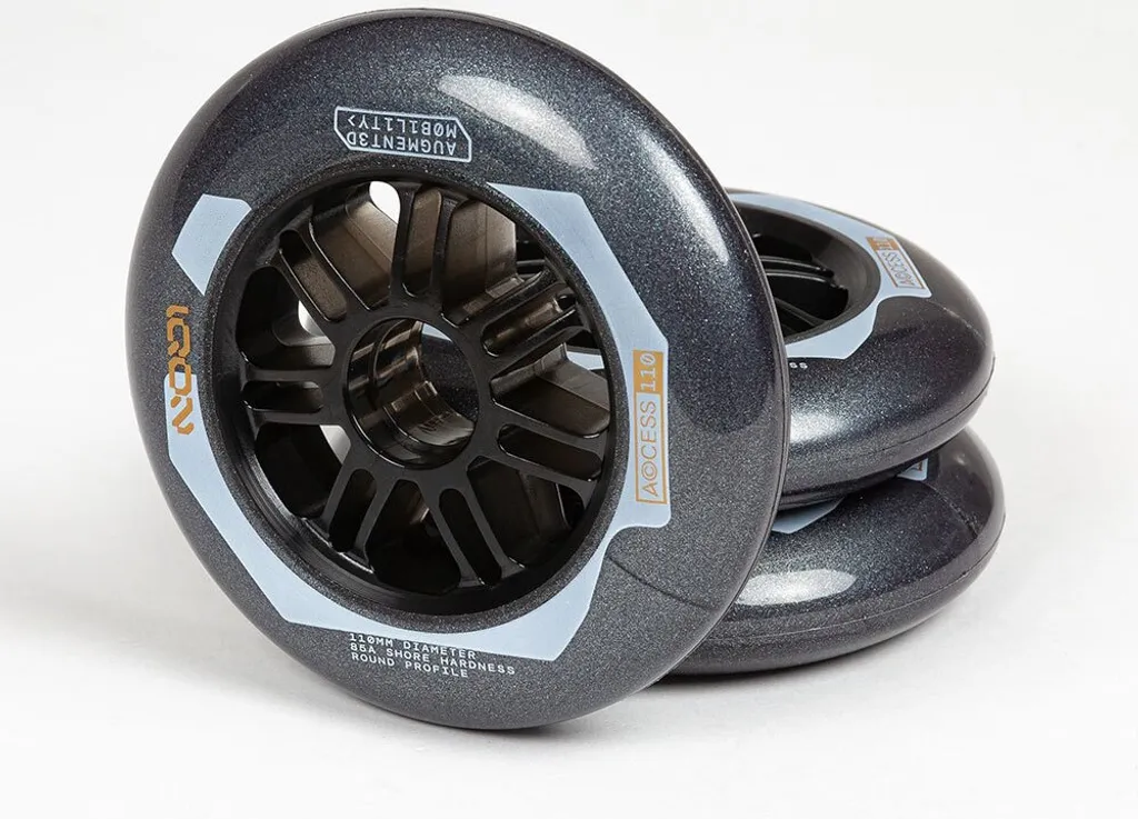 Roues de Roller 110mm Iqon Access 85A Grises - Set de Rechange Urban - 7
