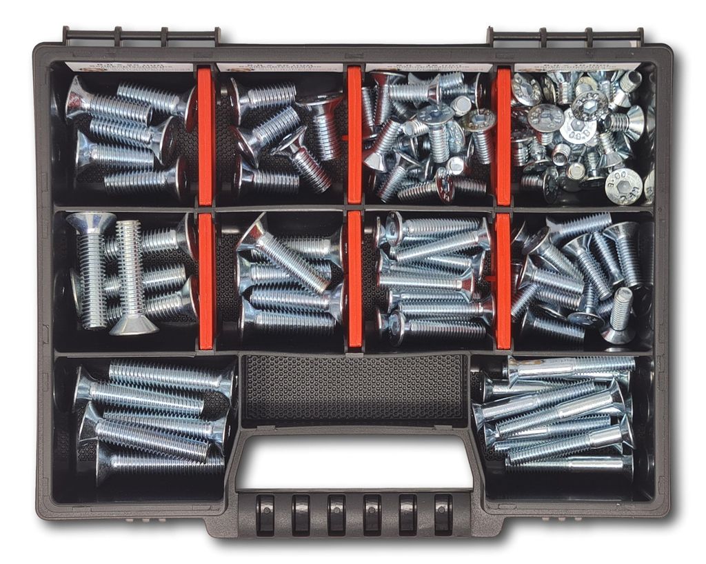 Senkkopfschrauben Sortiment M6-M8 // 10mm-40mm 105 tlg. Produktbild 5