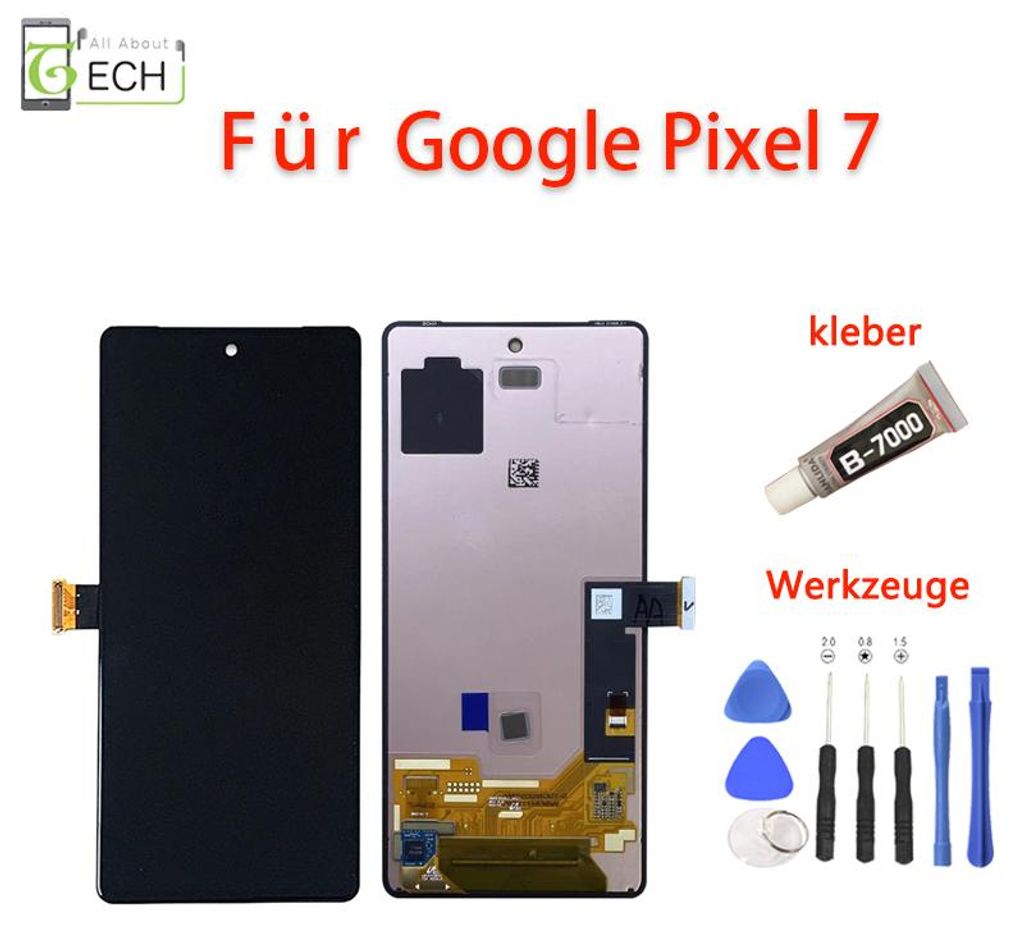 Für Google Pixel 7 LCD Display (OLED) mit Rahmen Produktbild 