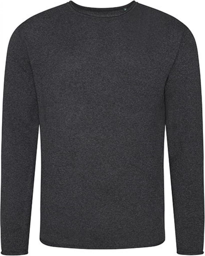 Ecologie EA060 | Herren Arenal Knit Sweater / 70 % Regenerierte Baumwolle - Farbe: Charcoal - Größe: XXL