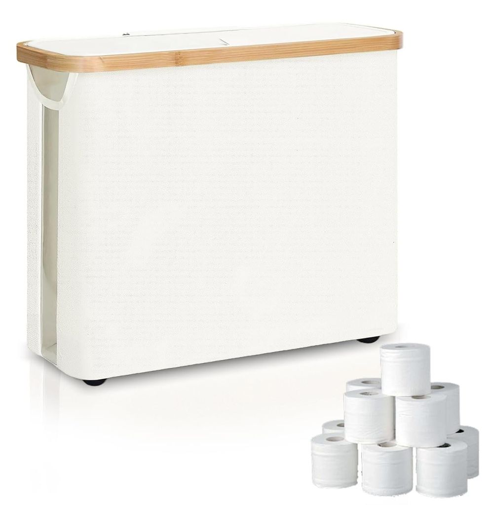 Toilettenpapierhalter, Toilettenrollenhalter, Toilettenpapierhalter mit Deckel und Sichtfenster, Toilettenrollenhalter, Toilettenpapierhalter, Toil...