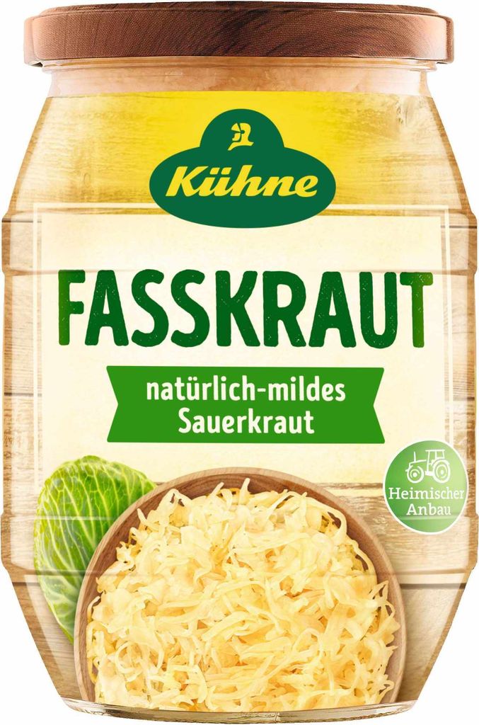 Kühne Fasskraut naturalmente dolce (vasetto da 385 g) Immagine del prodotto 