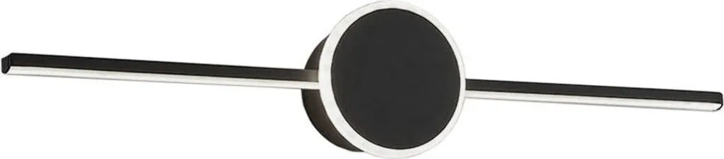 tooLight APP849-1W Lampada Specchio Bagno 60cm LED Nera - Alta Resa