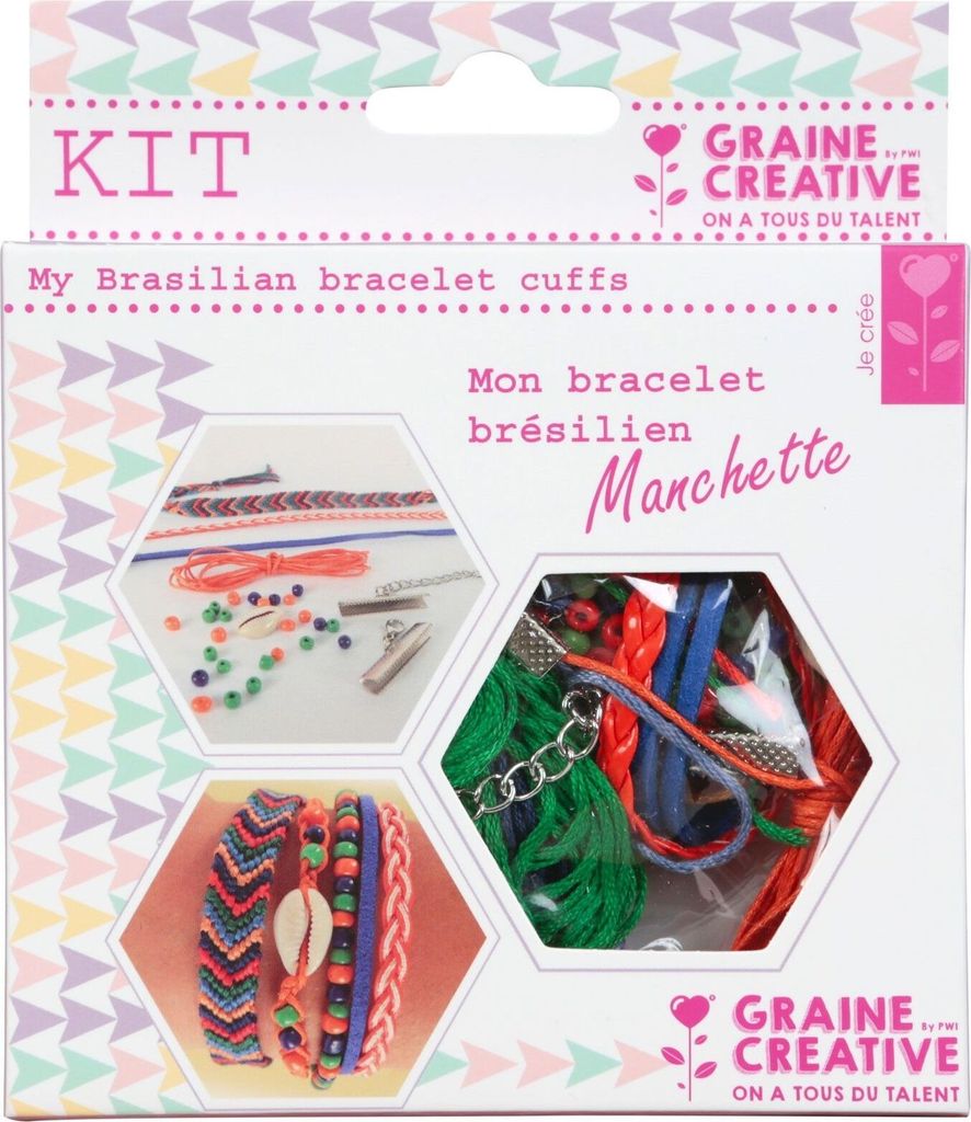 Schmuck-DIY-Kit - eine brasilianische Manschette aus 5 Armbändern herstellen.