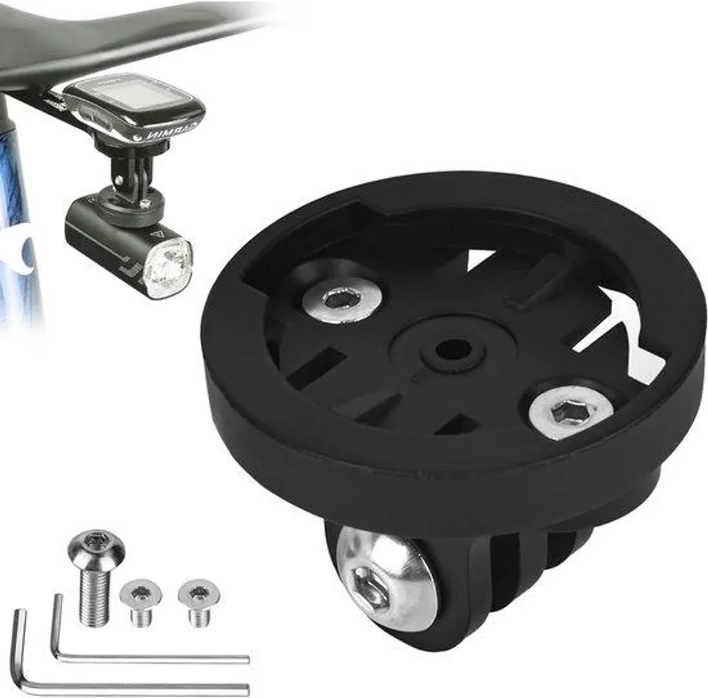 Support Compteur Vélo pour Sortie Nocturne et Vidéo Écartement 22 mm