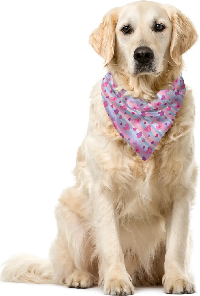 OFFERTA Bandana ABAKUHAUS Viola | Accessorio Pet 40x40 cm Multicolore