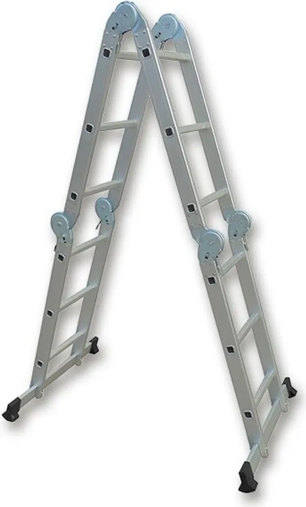 MTF Échelle pliante multifonctionnelle articulée 4x3 en aluminium 150kg