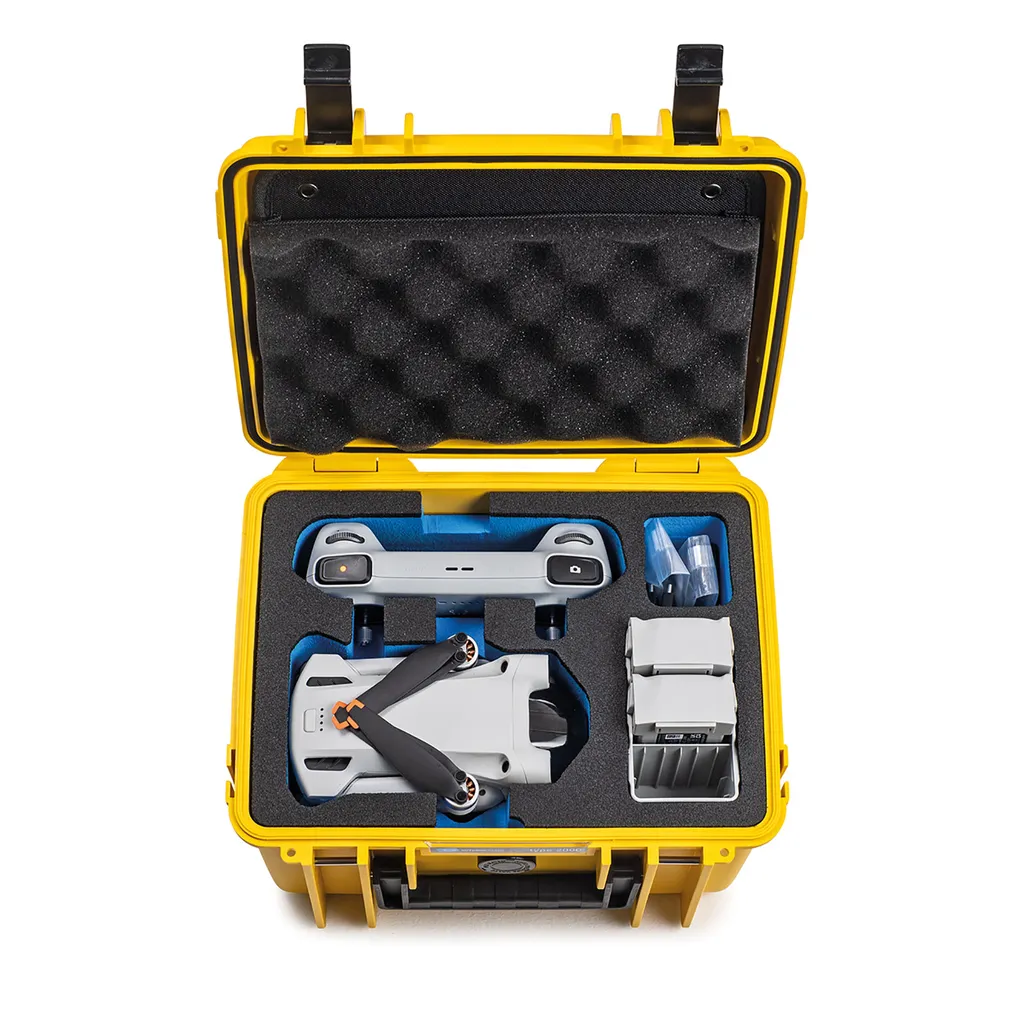 Mallette Robuste B&W Type 2000 avec Mousse pour Set DJI Mini 3 Pro - 5