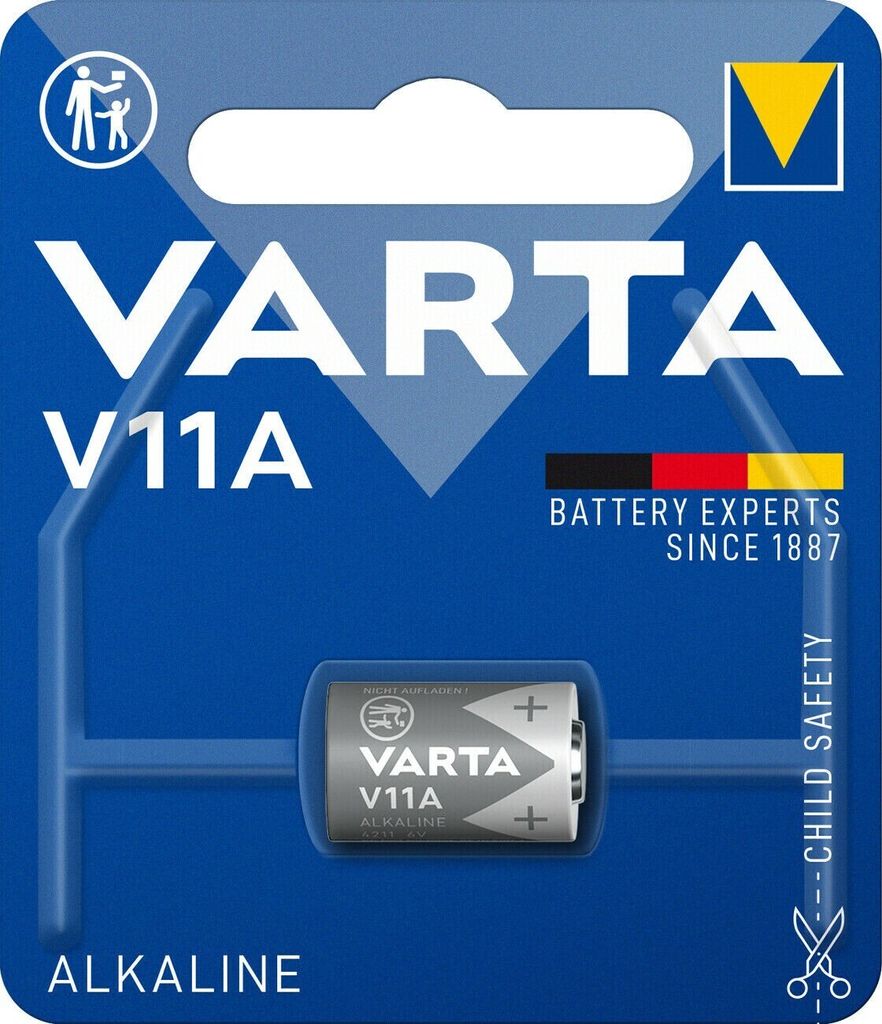 Varta Knopfzelle Electronics V 11 A Alkaline 6V A11 MN11 Produktbild 