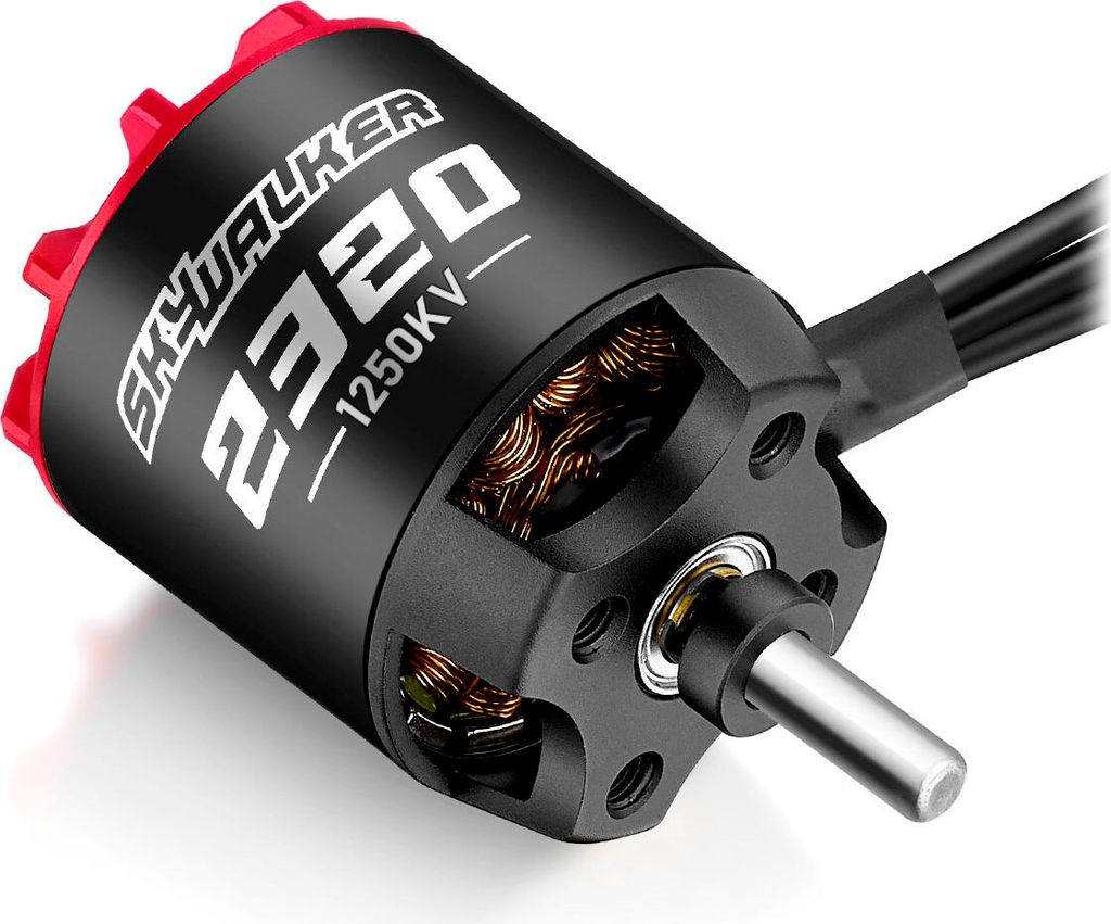 Hobbywing SkyWalker Brushless Motor 2320SL-1250KV-BLACK-G1-HW