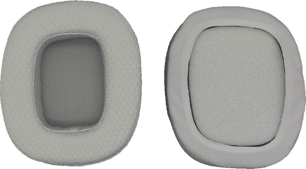 INF HECATE Edifier Ohrpolster Proteinleder, 2er-Pack Grau