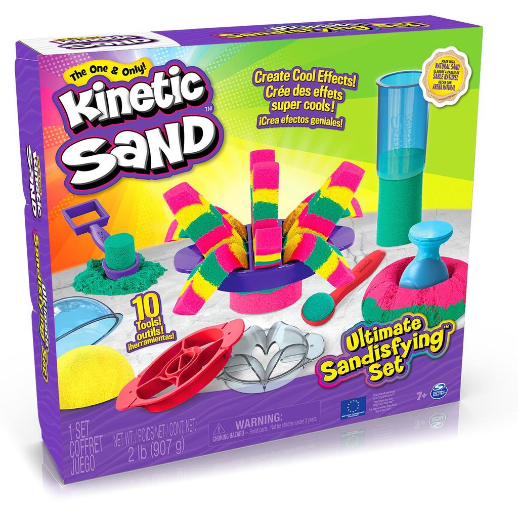 Kinetic Sand - Set di sabbiatura definitivo (907 grammi di Immagine del prodotto 