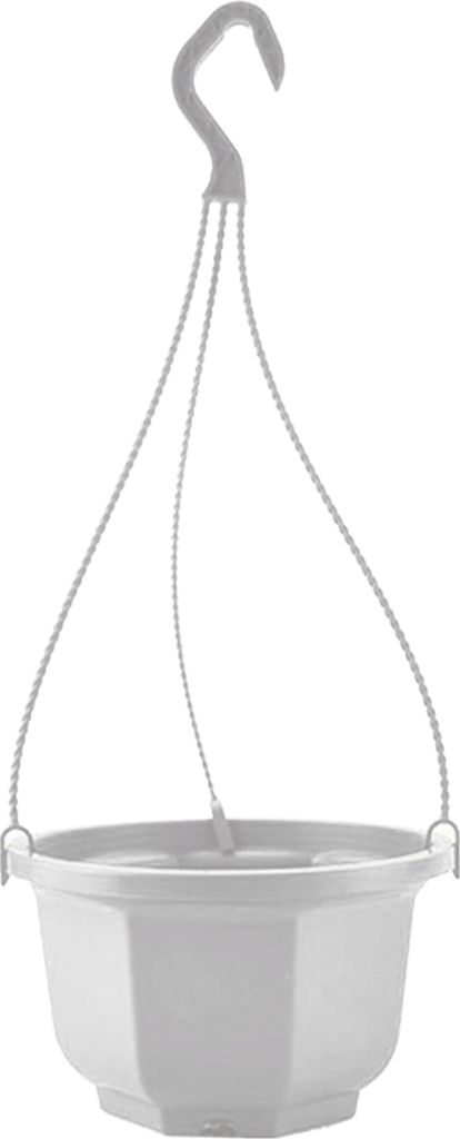 Blumenkorb wiederverwendbares erhöhtes Plastik -Hänge -Pflanzer -Dekor -Topf für Outdoor-6