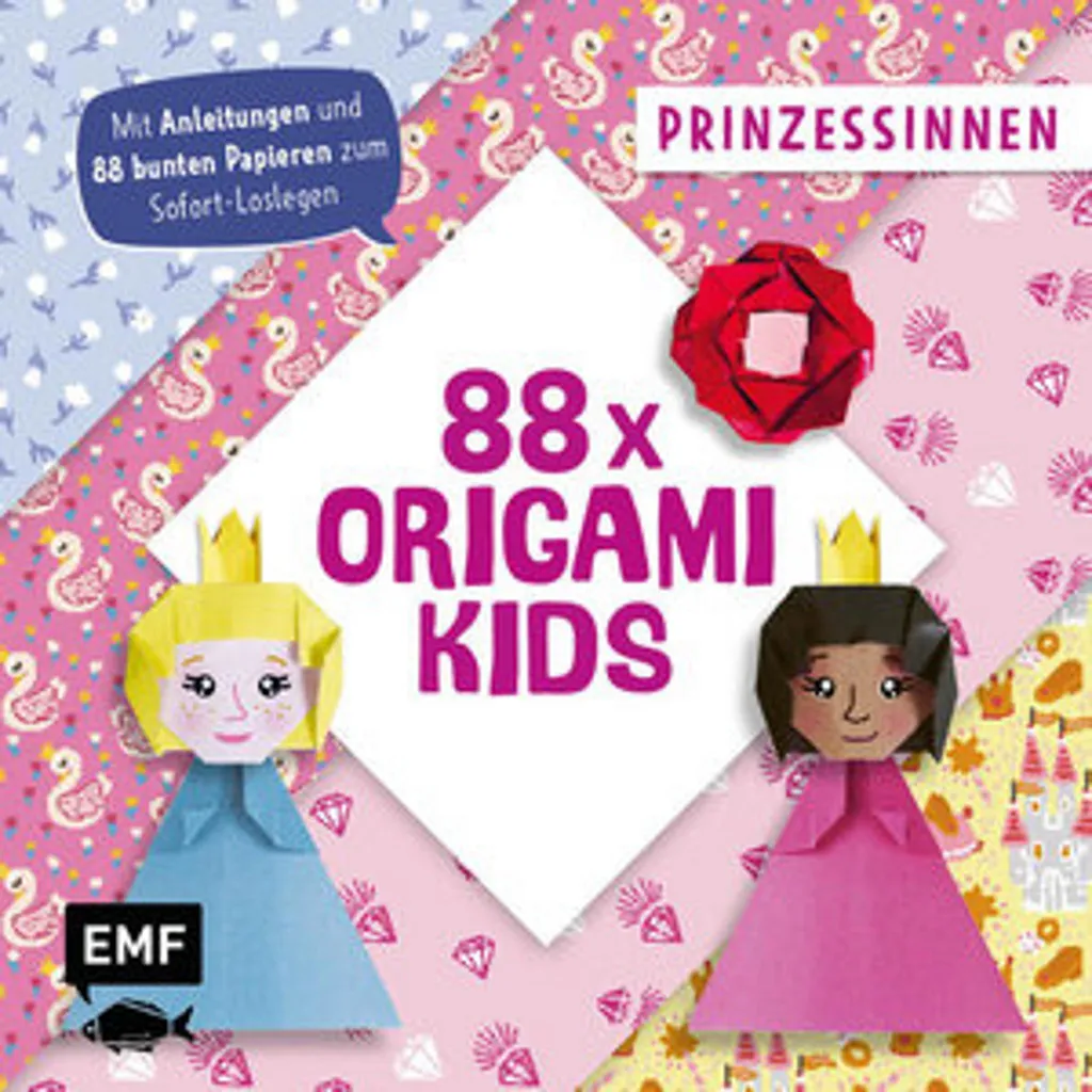 Activité Origami Enfant 88 Pièces pour Anniversaire Thème Princesse