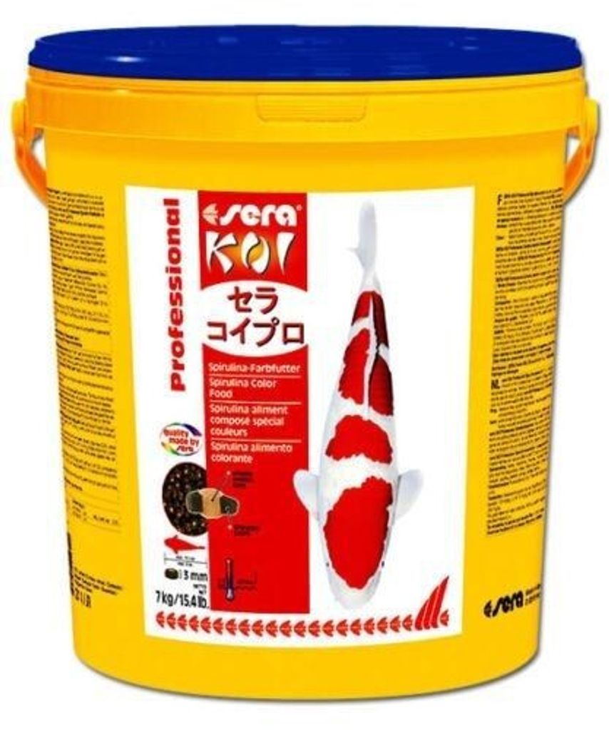 sera KOI Professional Spirulina Farbfutter7kg Produktbild 