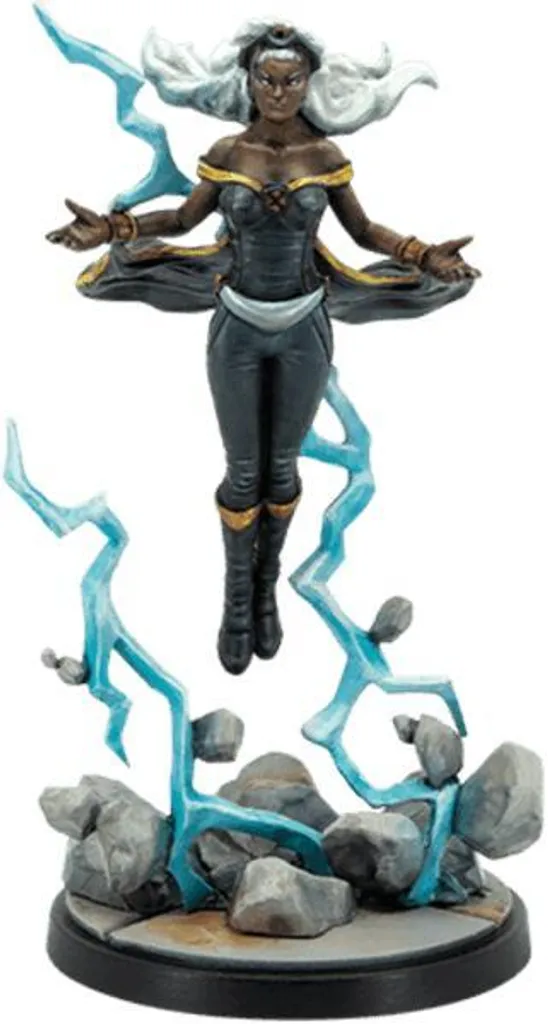 Marvel Crisis Protocol Orage et Cyclope : Figurines détaillées et cartes - 3
