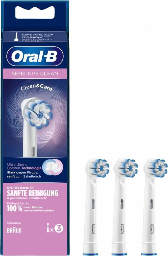 Hlavica kefky Oral-B sensitive clean v balení 3 ks Obrázok produktu 
