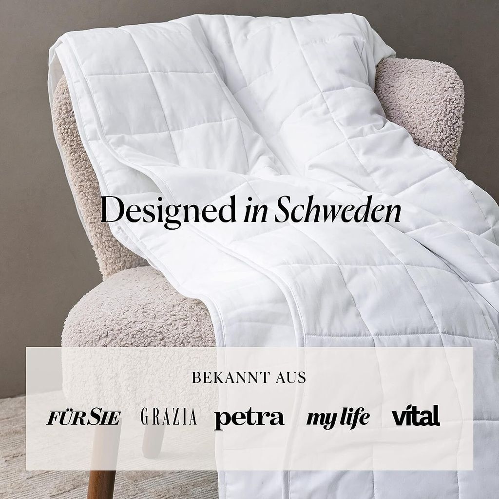 Zátěžová přikrývka Cura of Sweden Cura Pearl 135x200cm, Obrázek produktu 6