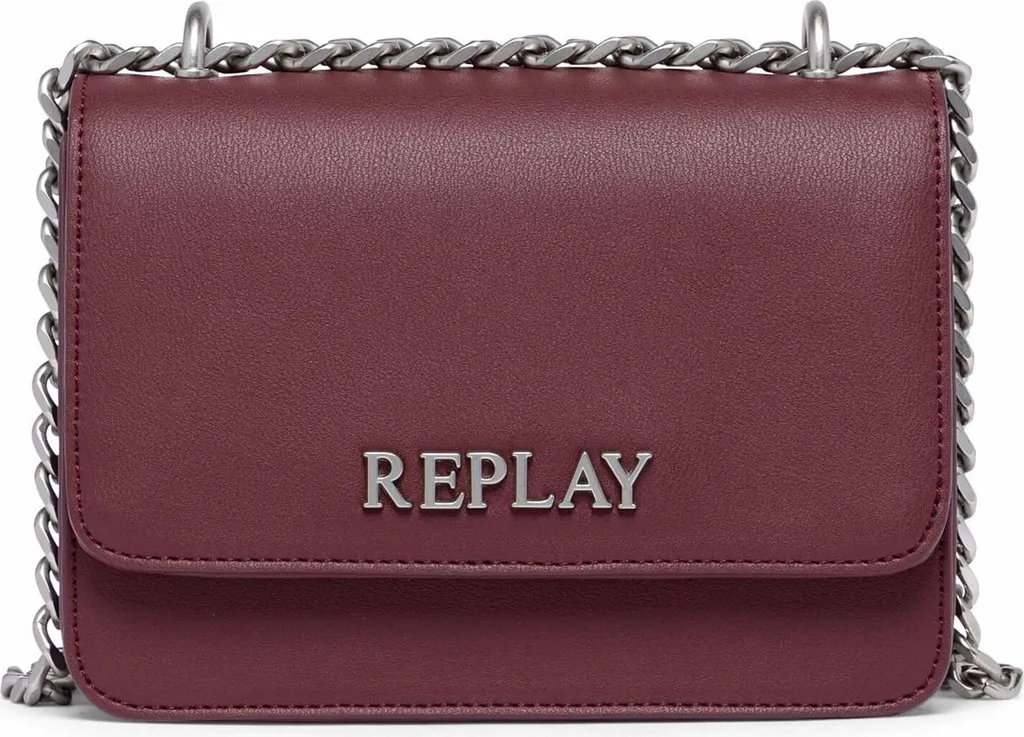 Sac à épaule Replay bandoulière Crossbody Bag Port Wine bordeaux chic