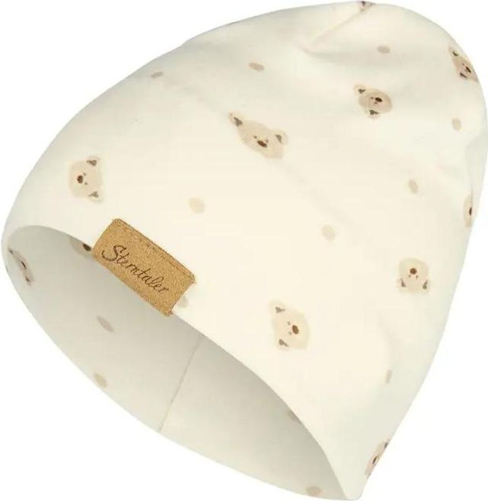 Sterntaler Beanie Bärenköpfen ecru Gr. 41