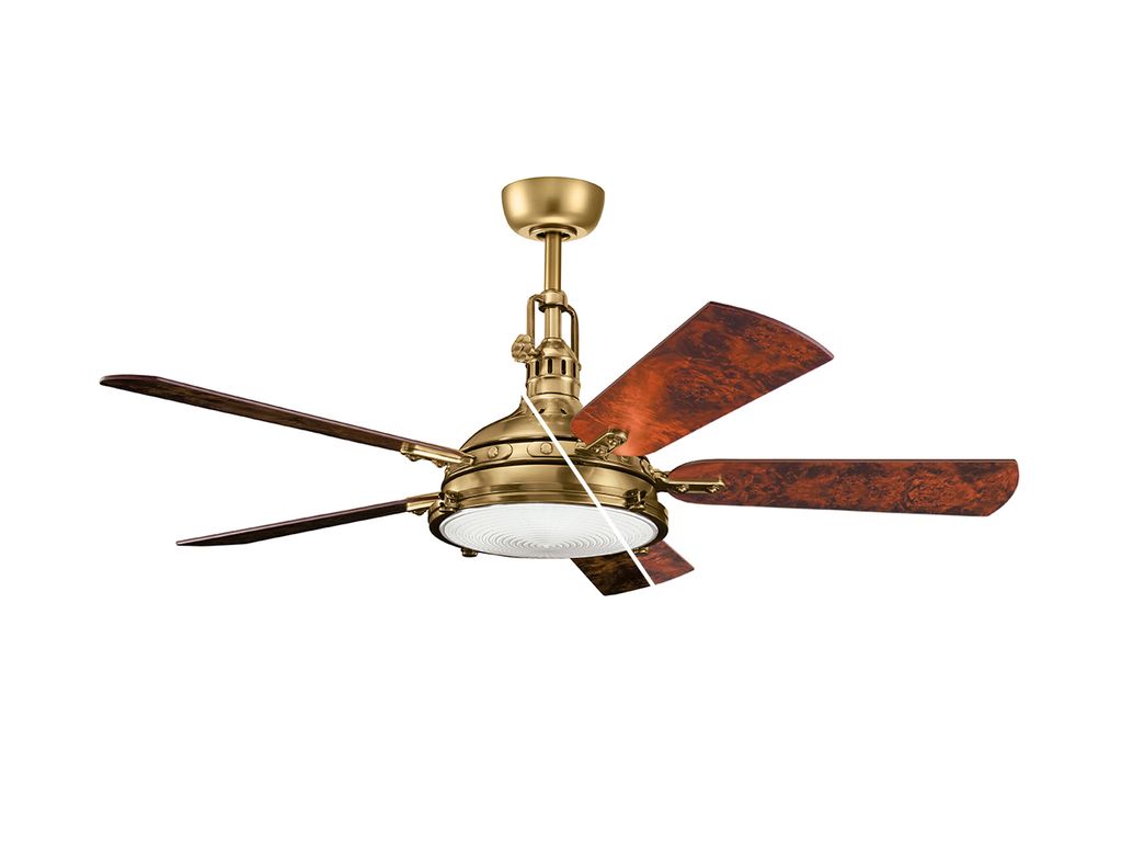 Elstead Hatteras Bay leiser Deckenventilator mit LED Licht Ø142cm + Fernbedienung