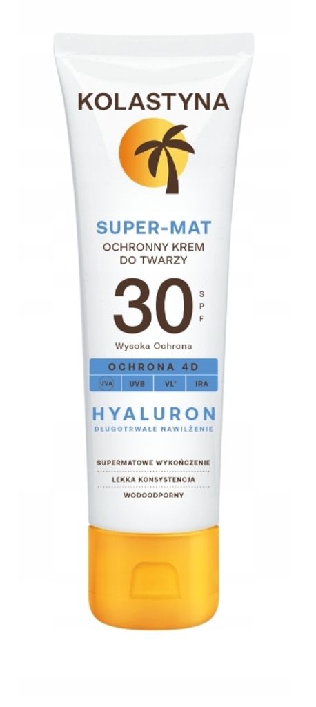 Kolastyna Sun Protective Face Cream Super Matte Spf 30 50 Ml