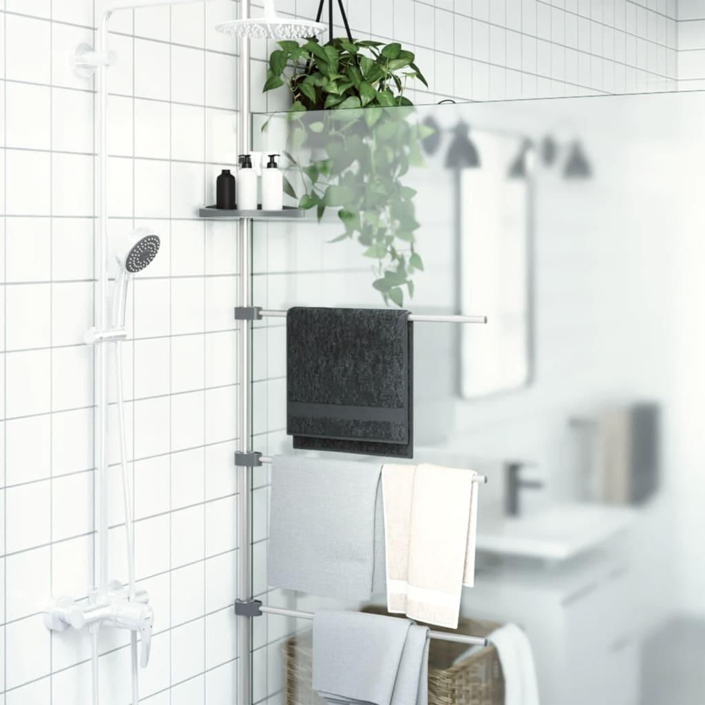vidaXL Porte-serviettes 47x280 cm Aluminium Image du produit 