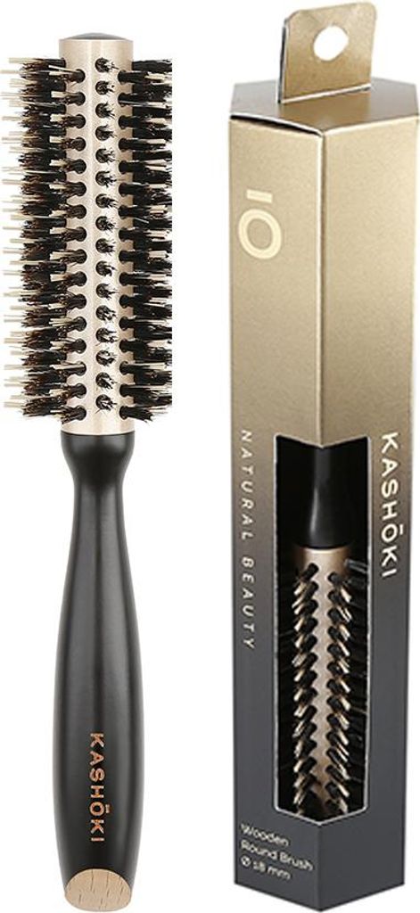 Kashōki Hair Brush Natural Beauty 18mm - spazzola in legno Immagine del prodotto 