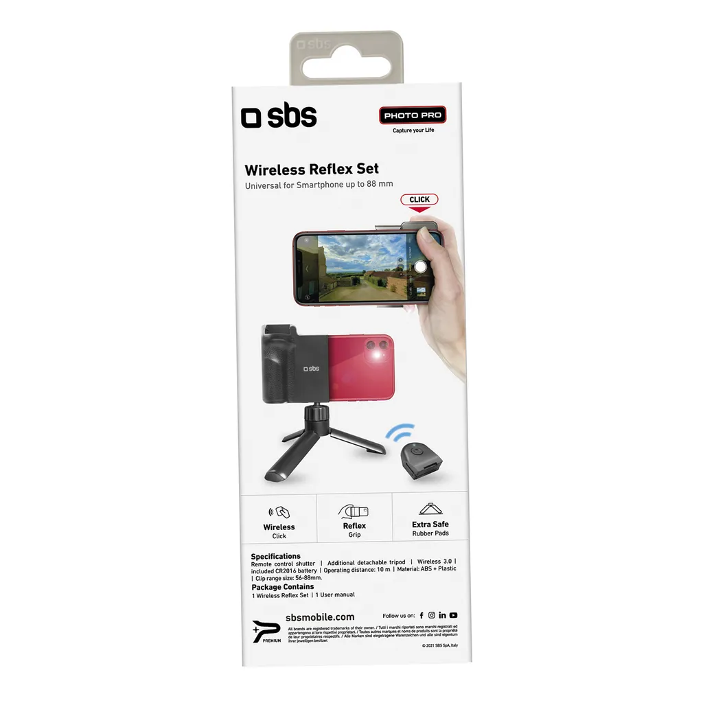 Stativo SBS TETRIPODBTSET: Treppiede Universale Robusto e Semplice - 5