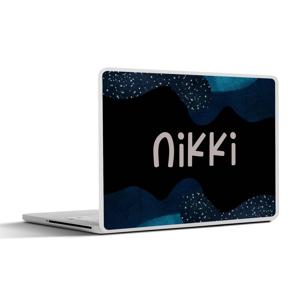 MuchoWow Laptop Aufkleber Sticker Cover Nikki - Pastell - Mädchen 30x21 cm - Sticker für Laptop - Selbstklebend