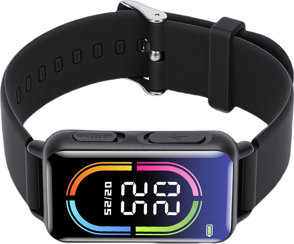 KI-Sprachaufzeichnungsuhr Bluetooth-App-Steuerung Tonaufzeichnungsuhr mit Echtzeitübersetzung Intelligente Transkription 32 GB