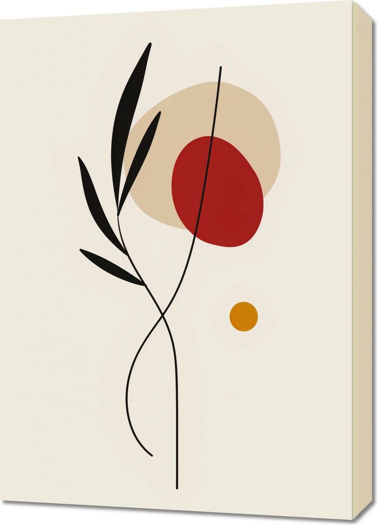 Bild 50x70cm Essenz der Skizze