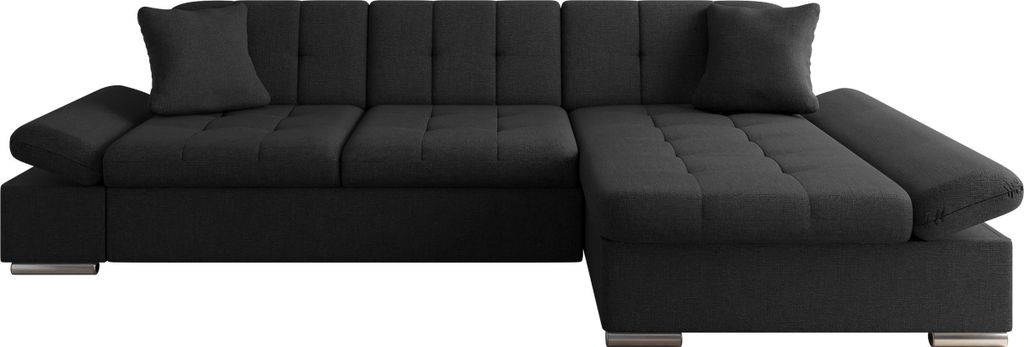 MIRJAN24 Ecksofa Montana mit Regulierbare Armlehnen, L-Form Sofa vom Hersteller (Farbe: Soul 20, Seite: Rechts)