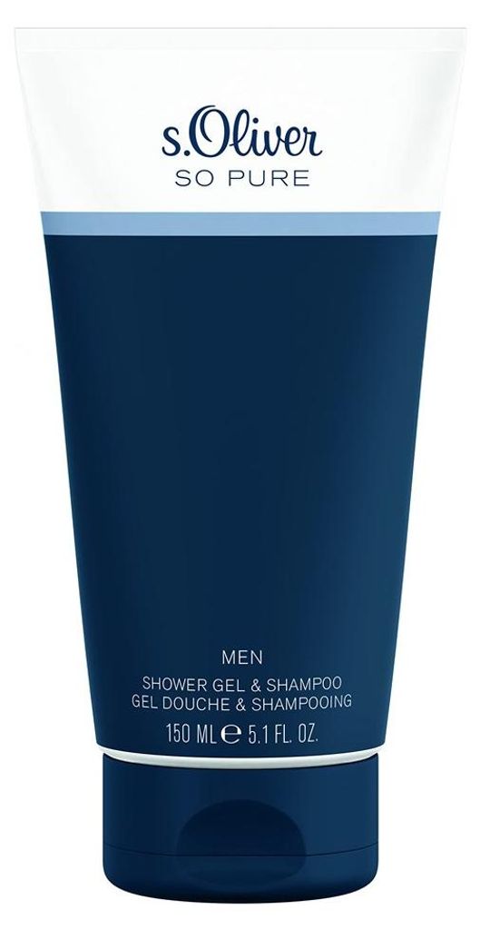 S. Oliver So Pure Men Showergel & Shampoo Showergel 150ml Produktbild 