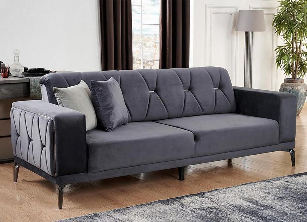 Sofa 3-Sitzer Couch Kanapee Polstermöbel Sitzsofa Relaxcouch Wohnzimmerbank