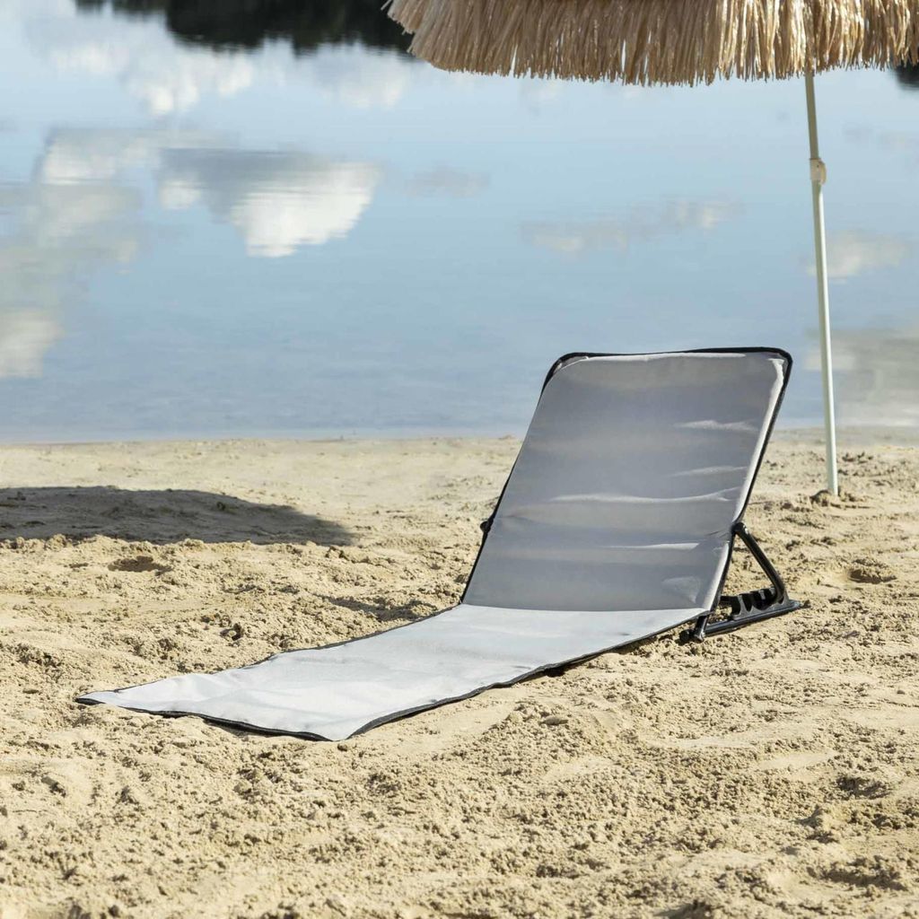 Składana mata plażowa HI PVC szara Zdjęcie produktu 8
