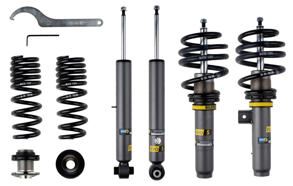 BILSTEIN Stoßdämpfer mit Federn für BMW 3 Touring (G21) 3 Limousine (G20) 4 Coupe (G22, G82) 2 Coupe (G42) 4 Cabrio (G23) für ALPINA B3 Touring...