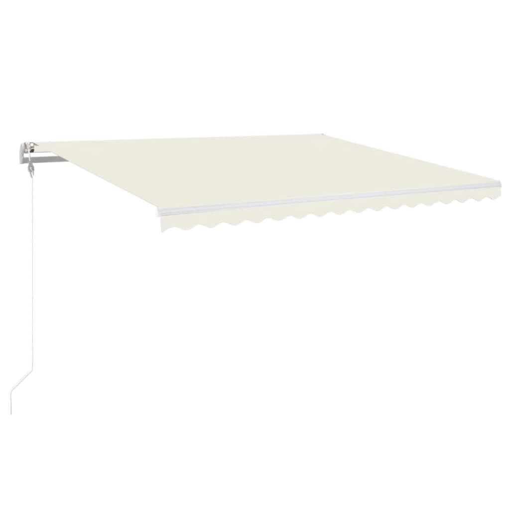 Markise Automatisch Einziehbar 450x350 cm Creme
